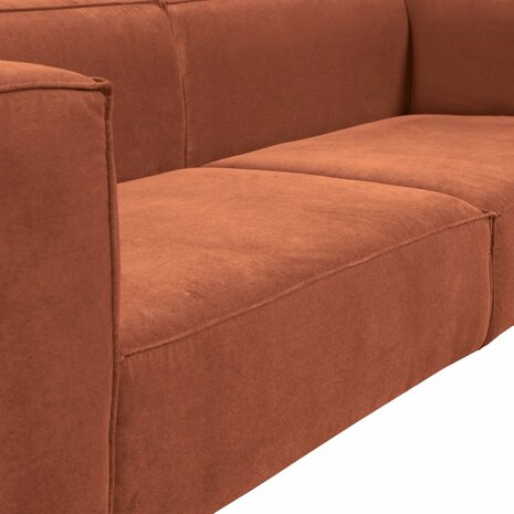 WOOOD bank Yeti oranje 74 x 240 x 97 cm