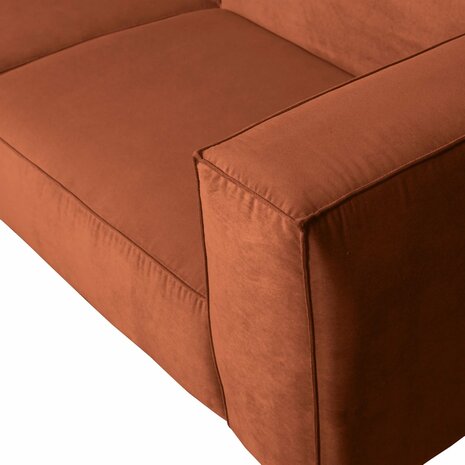 WOOOD bank Yeti oranje 74 x 240 x 97 cm