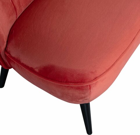 WOOOD 2 zits bank Sara rood 72 x 110 x 73 cm