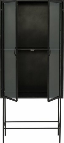 Intratuin kast Luc zwart 80 x 41 x 182 cm